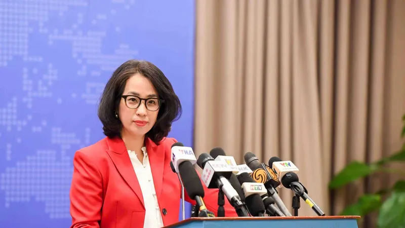 Người phát ngôn Bộ Ngoại giao Việt Nam Phạm Thu Hằng