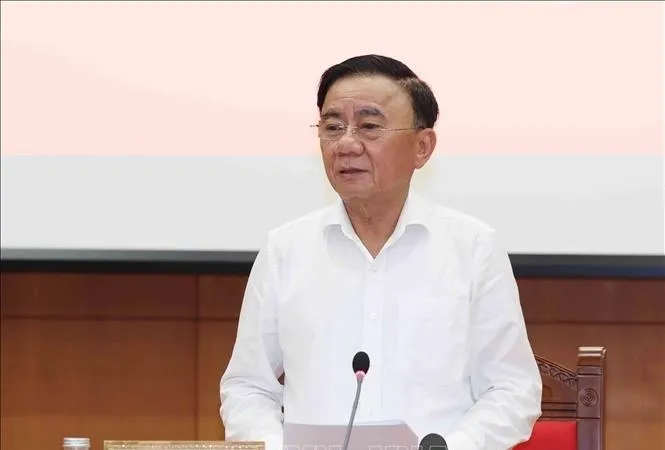 Đồng chí Trần Cẩm Tú, Ủy viên Bộ Chính trị, Thường trực Ban Bí thư. Ảnh: TTXVN