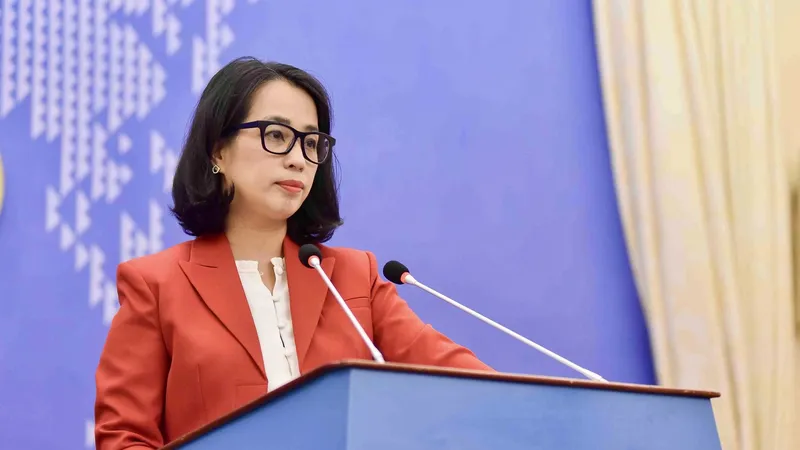 Người phát ngôn Bộ Ngoại giao Phạm Thu Hằng