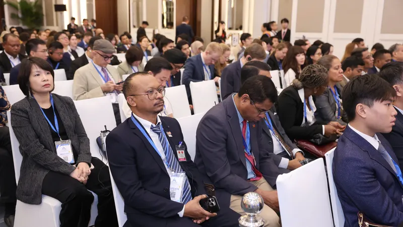 Các đại biểu dự khai mạc Diễn đàn Tương lai ASEAN 2026. Ảnh: QUANG PHÚC