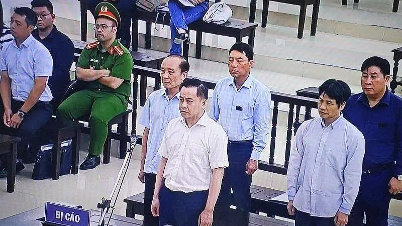 Phiên tòa phúc thẩm sáng 10-6-2019.