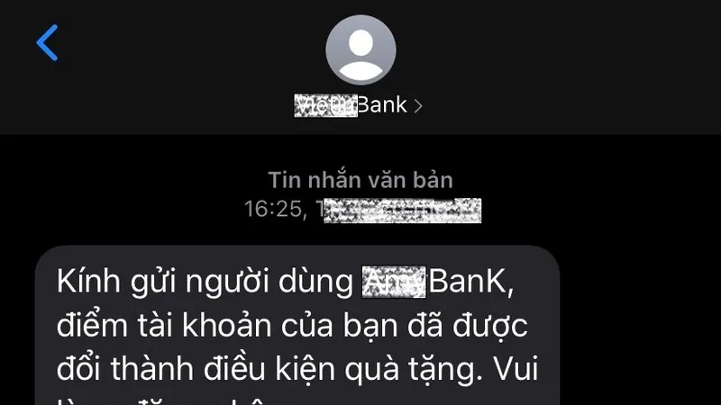 Tin nhắn Brand Name giả mạo.