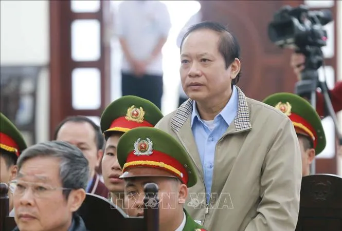 Bị cáo Trương Minh Tuấn. Ảnh: TTXVN 