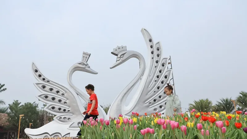 Dịp Tết thưởng thức “Bản giao hưởng mùa xuân” lung linh tại Ecopark