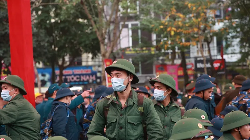 Hơn 3.000 thanh niên Thủ đô lên đường nhập ngũ
