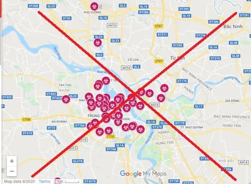 Bản đồ dịch Covid-19 lan truyền trên mạng là không chính xác