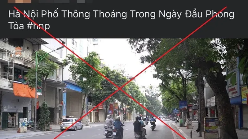 Xử phạt chủ trang “Hà Nội phố” vì đăng tin phong tỏa sai sự thật