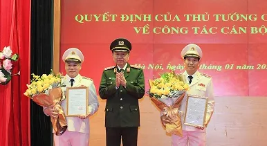 Bộ Công an có 2 tân Thứ trưởng