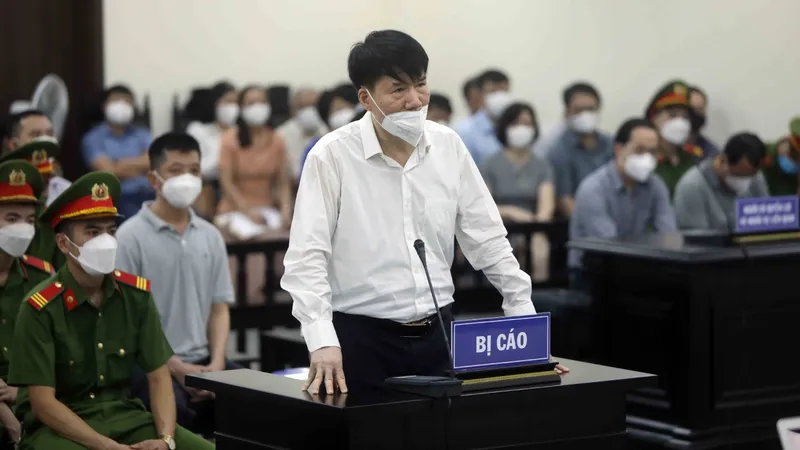  Bị cáo Trương Quốc Cường tại phiên tòa