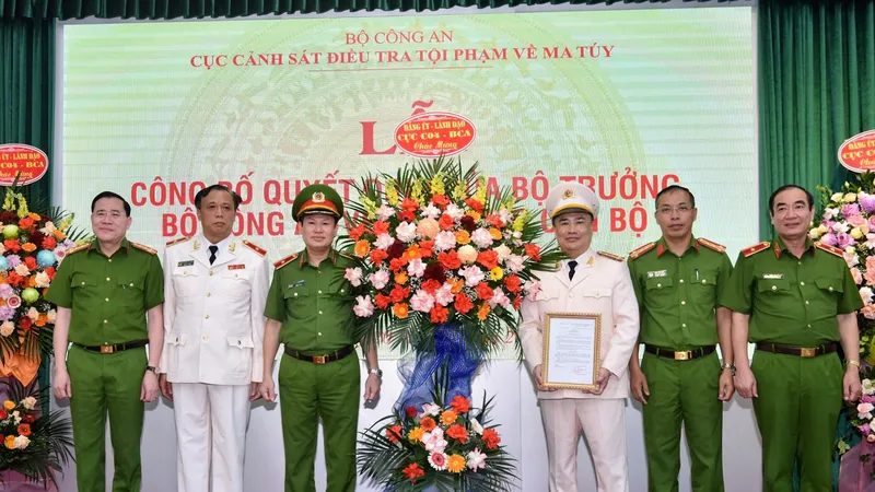 Cục Cảnh sát điều tra tội phạm về ma túy có thêm lãnh đạo mới