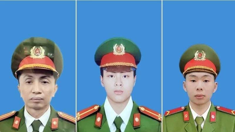 Ngày 5-8, Công an TP Hà Nội tổ chức lễ tang 3 cán bộ, chiến sĩ hy sinh khi tham gia chữa cháy