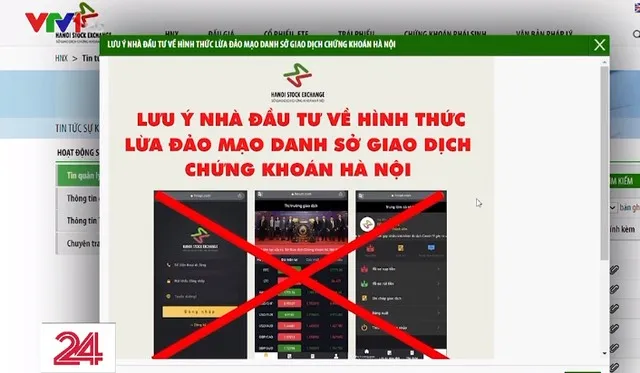 Công bố các trang giả mạo công ty chứng khoán để lừa đảo