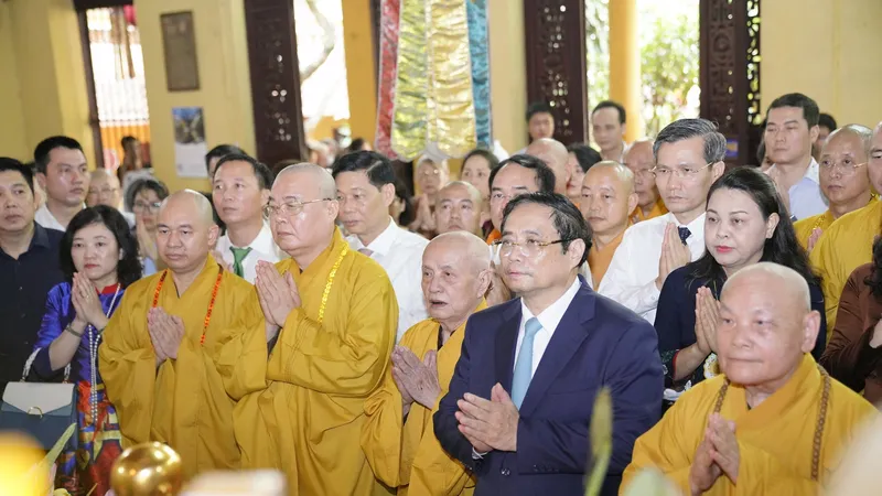 Thủ tướng Phạm Minh Chính chúc mừng Đại lễ Phật đản Phật lịch 2567 