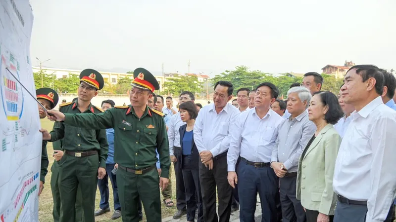 Đồng chí Trương Thị Mai thăm và làm việc tại tỉnh Điện Biên