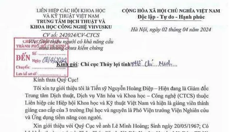 Thông tin mới về “thần mưa” Lê Minh Hoàng có thể "giải cứu hạn hán 