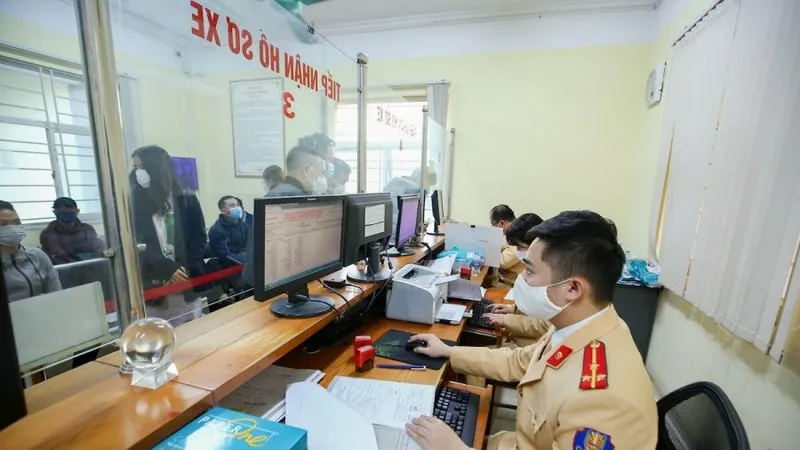 Sắp bấm biển số trên VNeID
