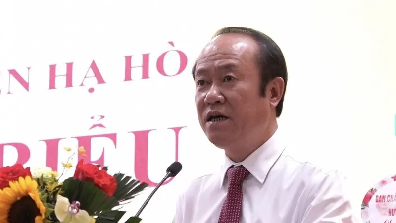 Phú Thọ: Bãi nhiệm Bí thư Huyện ủy Hạ Hòa Lưu Quang Huy