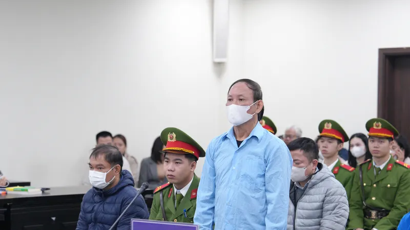 Bị cáo Nguyễn Đức Thái tại phiên tòa