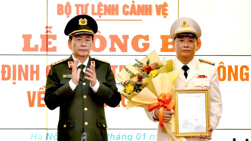 Phó Giám đốc Công an Hà Nội giữ chức Tư lệnh Bộ Tư lệnh Cảnh vệ