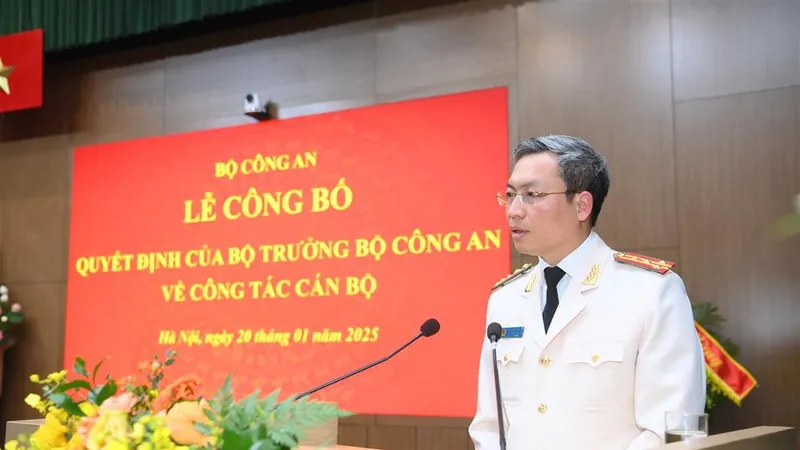 Giám đốc Công an Bắc Giang làm Chánh Văn phòng Bộ Công an