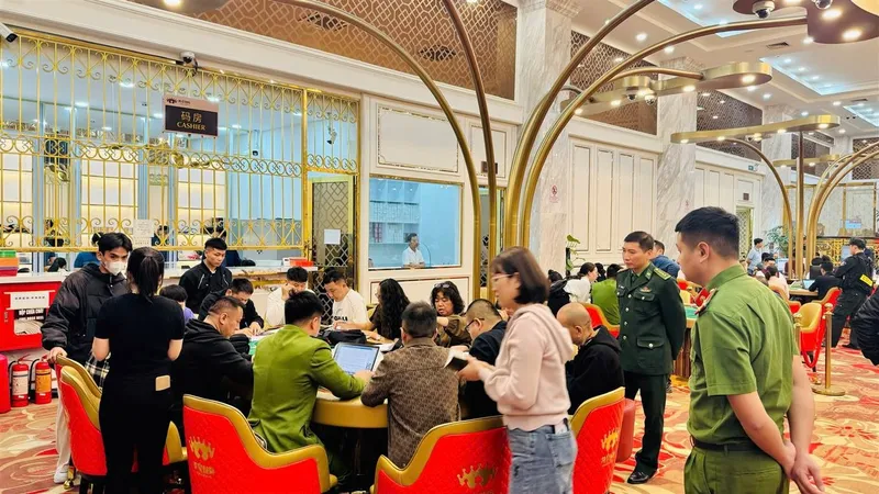 Triệt phá tổ chức đánh bạc có yếu tố nước ngoài