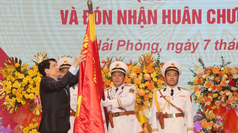 Quân chủng Hải quân đón nhận Huân chương Hồ Chí Minh