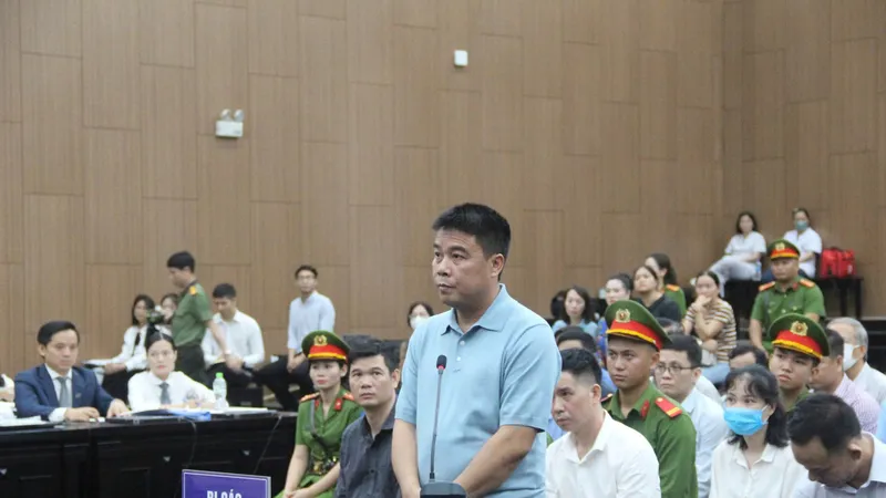 Bị cáo Nguyễn Văn Hậu tại phiên tòa