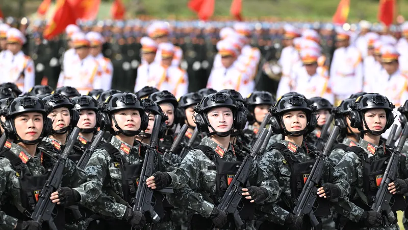 Chiêm ngưỡng độ "ngầu" của chiến sĩ tham gia diễu binh, diễu hành