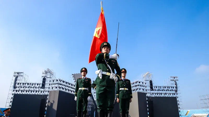 Tái hiện hình ảnh duyệt binh trên Quảng trường Đỏ tại concert Quốc gia "Tổ quốc trong tim"