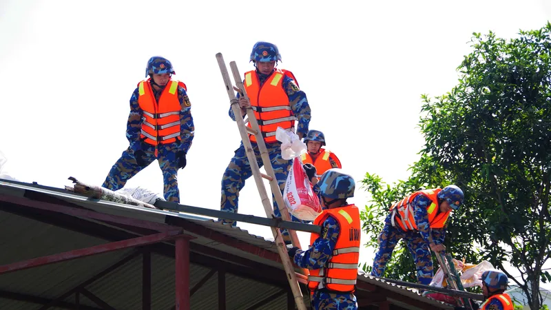 Quân đội sẵn sàng ứng phó bão Ragasa