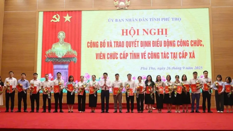 Phú Thọ: Điều động công chức tỉnh về làm việc ở xã