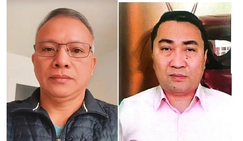 Bị can Nguyễn Văn Đài và bị can Lê Trung Khoa