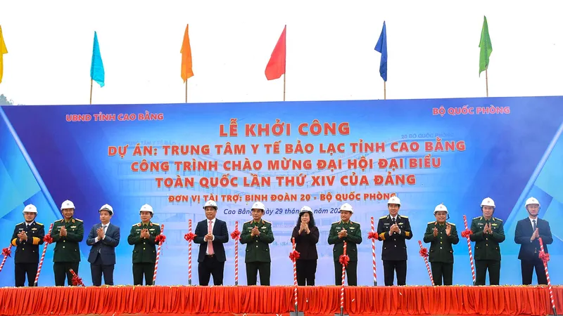 Bộ Quốc phòng đầu tư xây dựng dự án Trung tâm Y tế Bảo Lạc