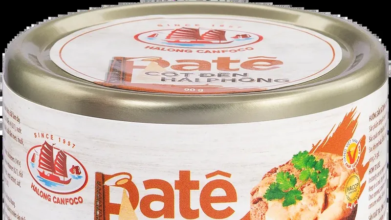 Sản phẩm pate ở chợ Cột Đèn khác với pate của Công ty cổ phần đồ hộp Hạ Long