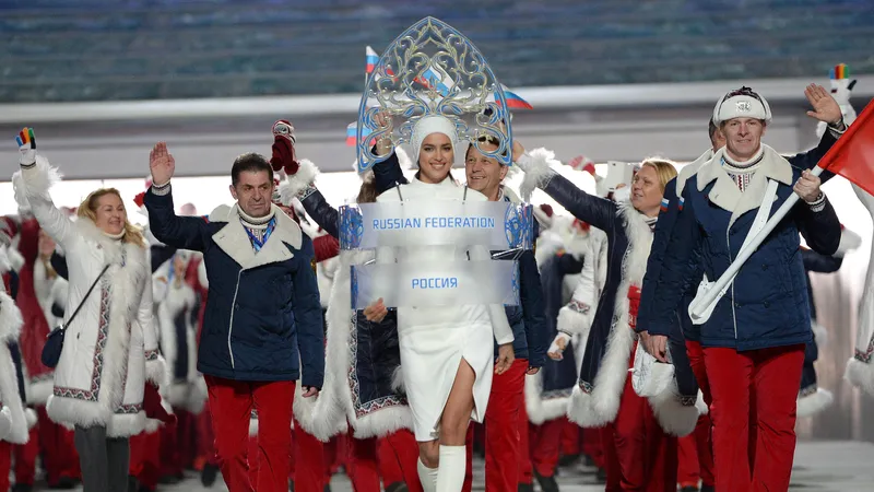 Đoàn VĐV Nga tham dự Olympic mùa Đông Sochi 2014