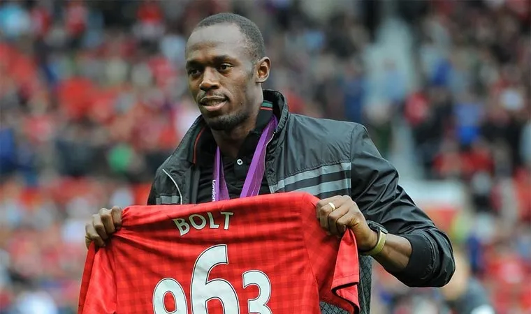 Usain Bolt rất say mê Quỷ đỏ thành Manchester