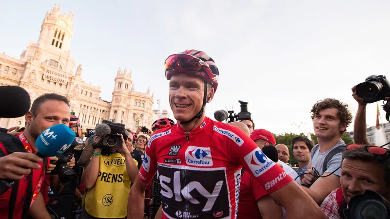 Chris Froome ở Vuelta a Espana 2017