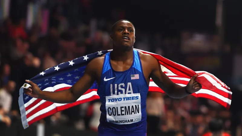 Christian Coleman đăng quang ở Birmingham