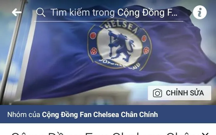 Group “Cộng Đồng Fan Chelsea chân chính” mừng sinh nhật 1 tuổi