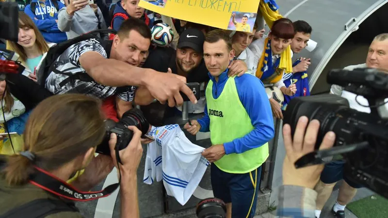 Andrei Shevchenko và người hâm mộ