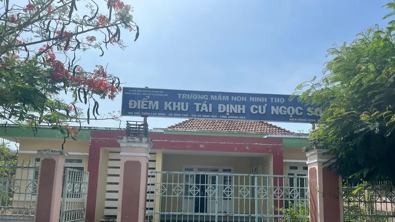 Trường Mầm non Ninh Thọ - Điểm khu TĐC Ngọc Sơn bị bỏ hoang
