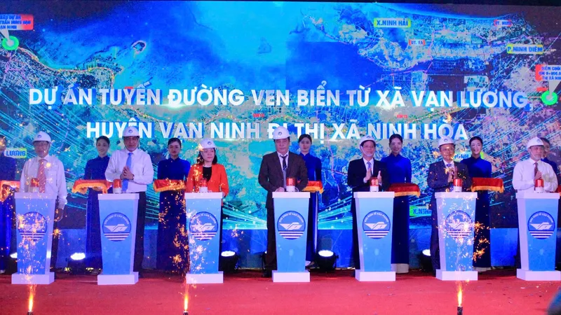 Khánh Hòa: Khởi công tuyến đường ven biển hơn 2.000 tỷ đồng