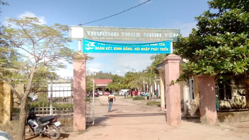 Trường THCS Nghi Yên, nơi kế toán Nguyễn Thị Thu từng làm việ