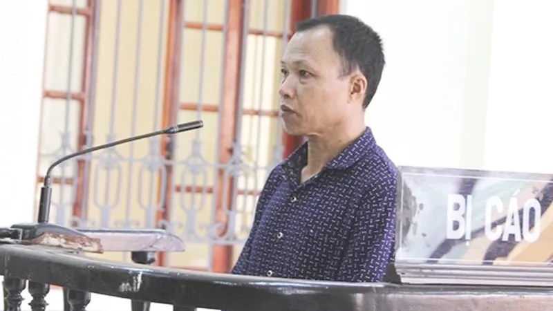 Bị cáo Lương Văn Tuấn tại tòa