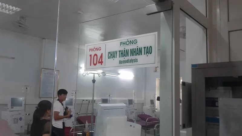 Phòng chạy thận nhân tạo - nơi xảy ra sự cố