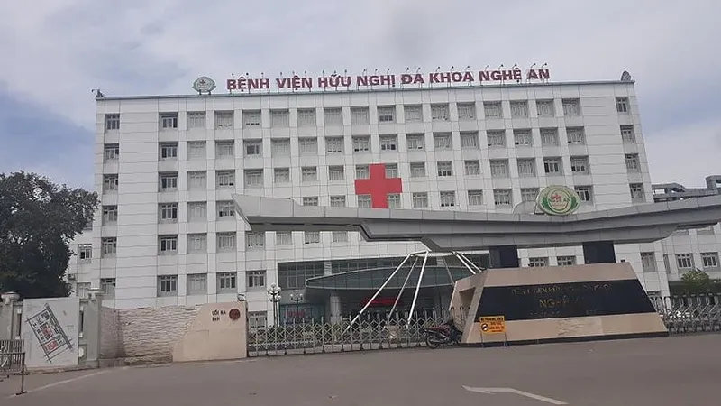 Bệnh viện HNĐK Nghệ An nơi xảy ra vụ việc