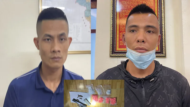 Thanh Hóa: Bắt 2 đối tượng buôn ma túy có vũ khí “nóng“