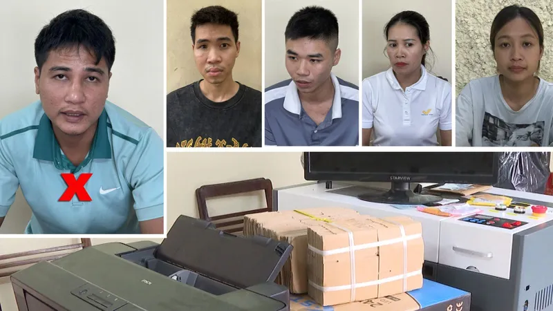 Triệt phá đường dây làm giả hàng ngàn giấy tờ xe
