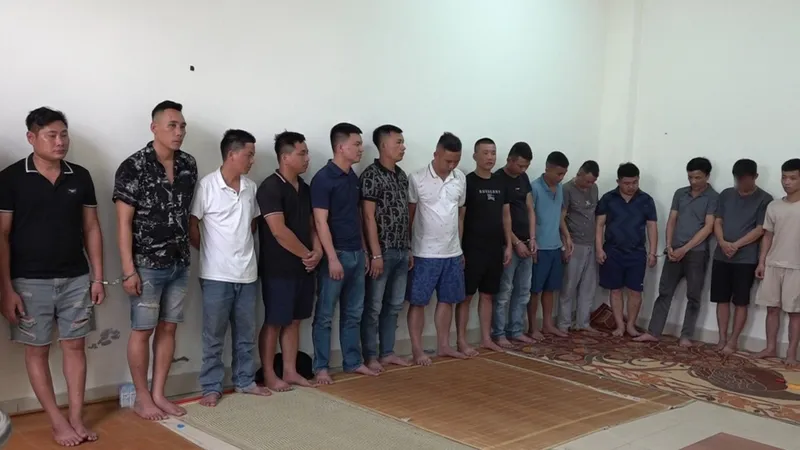 Phá sới bạc quy mô lớn do các đối tượng mang tiền án, tiền sự điều hành