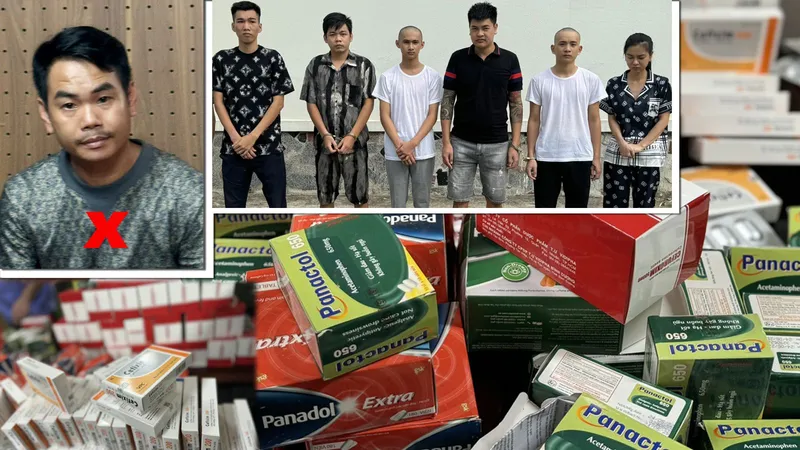 Phá đường dây sản xuất, buôn bán tân dược giả liên tỉnh